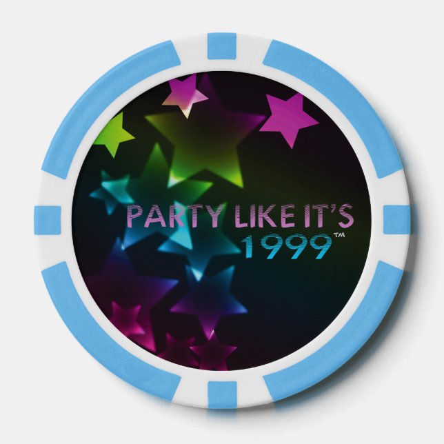 Party Like It's 1999® - Poker Chips - Design 11 (Front)