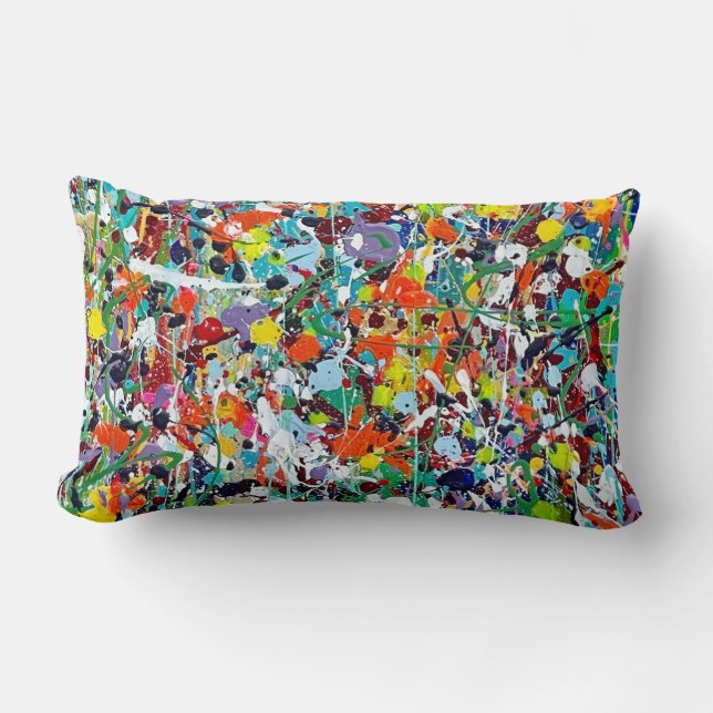 Party Like it's 1999 Poly Lumbar Throw Pillow (Front)