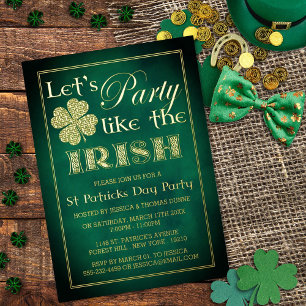 Party Like The Irish St. Patrick's Day Party Real