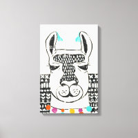 Party Llama - Portrait