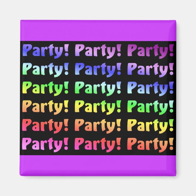 Party! Magnet (Front)