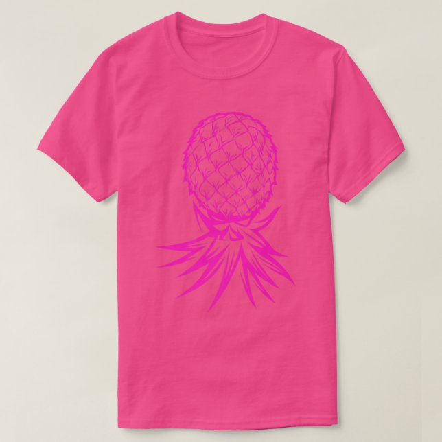 Party Mode Upside Down Pineapple Swinger Vanilla S T-Shirt (Design Front)