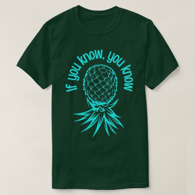 Party Mode Upside Down Pineapple Swinger Vanilla S T-Shirt (Design Front)