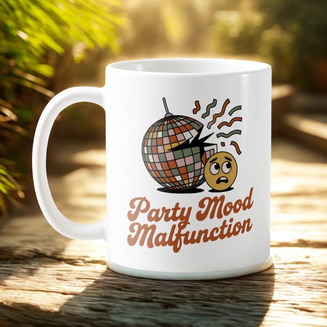 Party Mood Malfunction | New Year’s Emotional Mood Coffee Mug (Creator Uploaded)