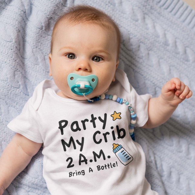 Party. My Crib. 2 A.M. Baby Bodysuit (Creator Uploaded)