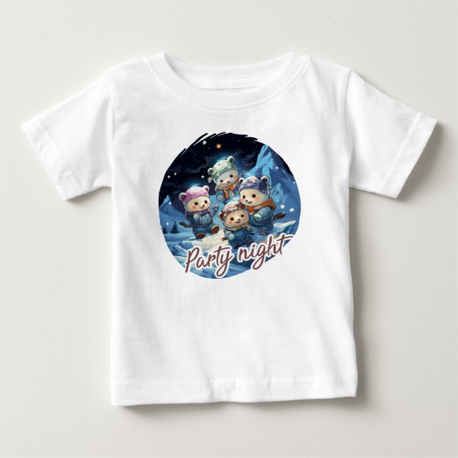 Party Night Baby T-Shirt (Front)