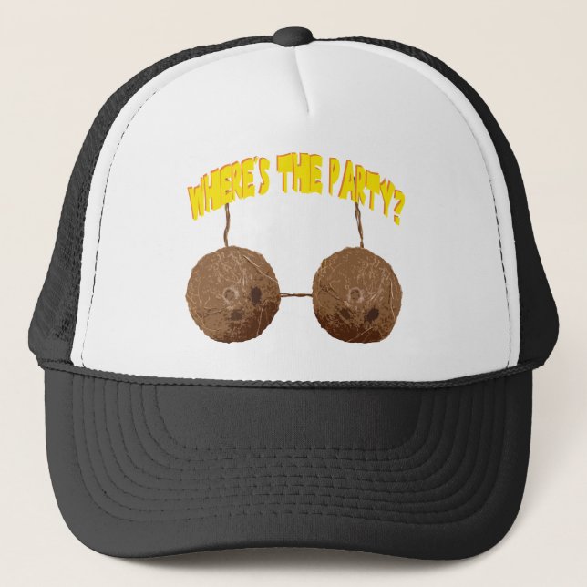 party nuts trucker hat (Front)