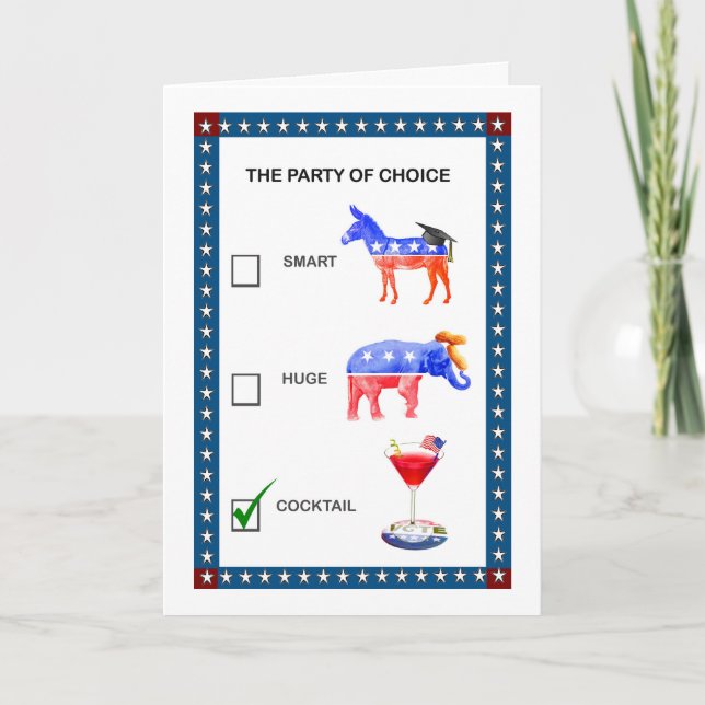 Party On Election Party Invitation (Front)