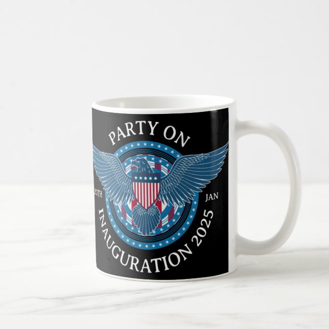 Party On Inauguration 2025  Coffee Mug (Right)