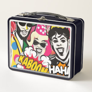 Party On Metal Lunch Box