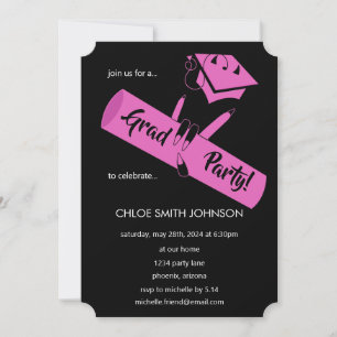 Party on! Pink Invitation