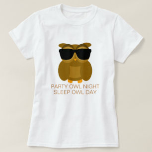 Party Owl Night T-Shirt