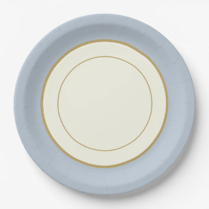 Party Paper China-look Plate Rimmed