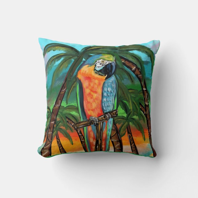 Party Parrots     Cushion (Front)