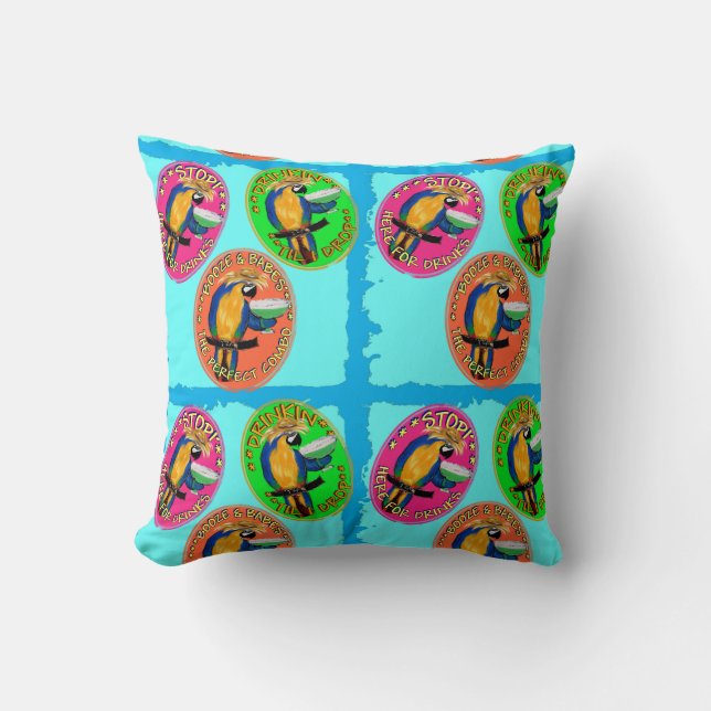 Party Parrots Cushion (Front)