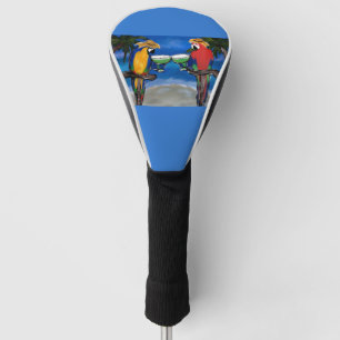 PARTY PARROTS GOLF HEAD COVER