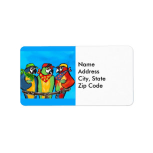 Party Parrots Label