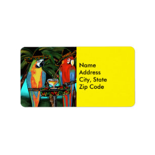 Party Parrots Label