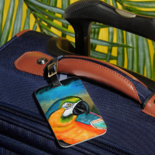 Party Parrots Luggage Tag