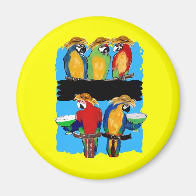 PARTY PARROTS MAGNET (Front)