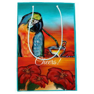 Party Parrots Medium Gift Bag