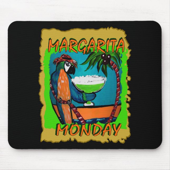 Party Parrots Mouse Pad (Front)