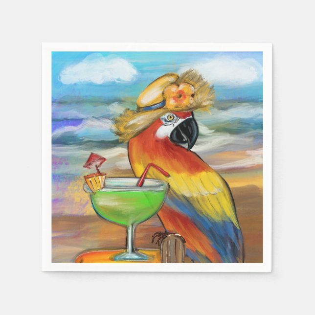Party Parrots Napkin (Front)