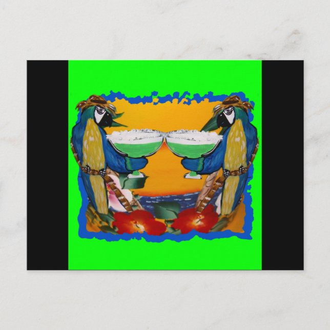 Party Parrots Postcard (Front)