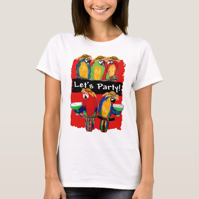 PARTY PARROTS T-Shirt (Front)