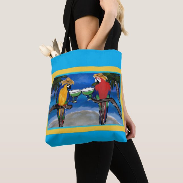 Party Parrots Tote Bag (Close Up)