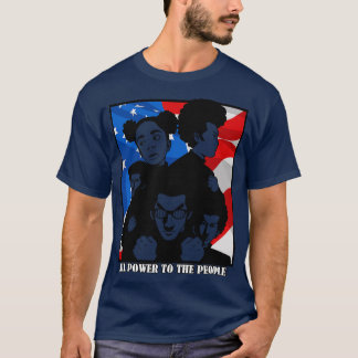 Party Patriotic American Flag 1966 T-Shirt