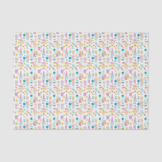 Party Pattern Tissue Paper (Front)