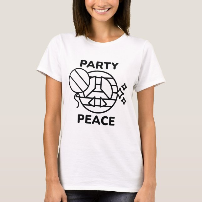 Party Peace T-Shirt (Front)