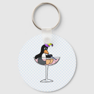 Party Penguin Key Ring