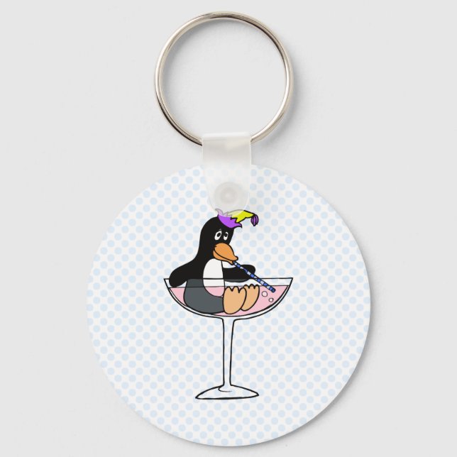 Party Penguin Key Ring (Front)