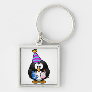 Party Penguin Key Ring