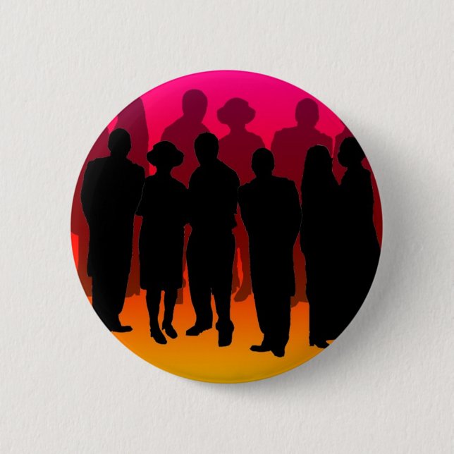 Party People copy 6 Cm Round Badge (Front)