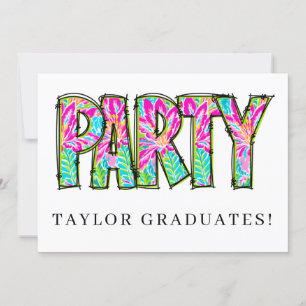 * PARTY PHOTO GRADUATION Any  Event Personalise Invitation