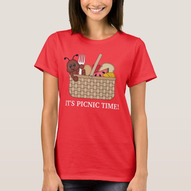 Party Picnic ant fun t-shirt (Front)