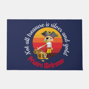 Party Pirate Boy Doormat
