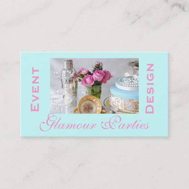 Party Planner Business Card (Front)