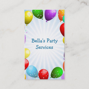 Party Planner Business Card