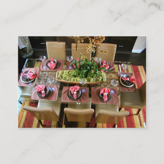 Party Planner Business Card (Front)