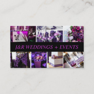 Party Planner Wedding Celebration, Events Business Card