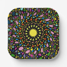 Party Plates Confetti Sun by Joya Eve
