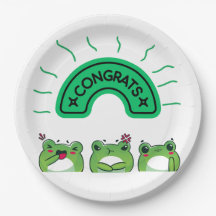 Party plates congratulate