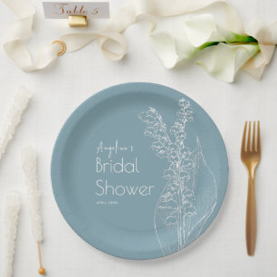 Party Plates for a Bridal Shower.