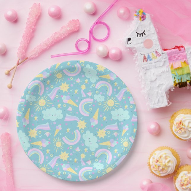  Party Plates to a magical birthday party. (Party)