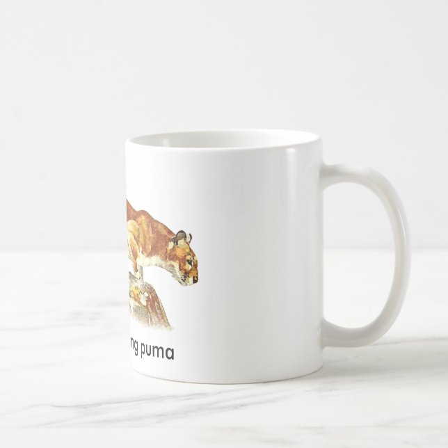 party-pooping puma coffee mug (Right)