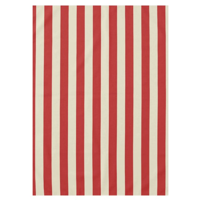 Party Popcorn Stripes Tablecloth (Front)
